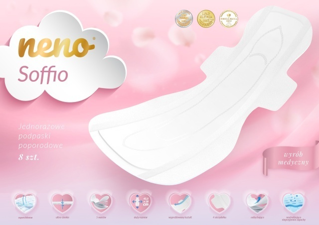 Neno Soffio – Absorbante postpartum de unică folosință, 8 buc. [3]