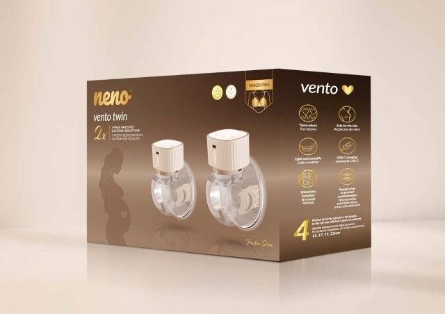 Neno Vento Twin – pompă de sân electrică wireless, cu trei faze [10]