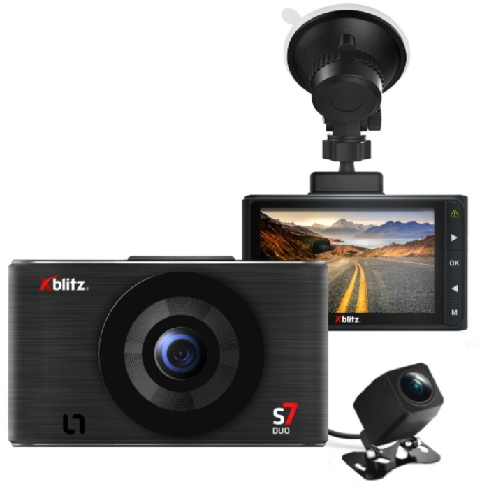 Neno Xblitz S7 Duo - Cameră auto față/spate, Full HD, negru [5]