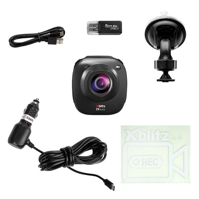 Neno Xblitz Z9 - Cameră auto 4K, unghi 140°, Carcasă Metalică, Mod Parcare, negru [2]