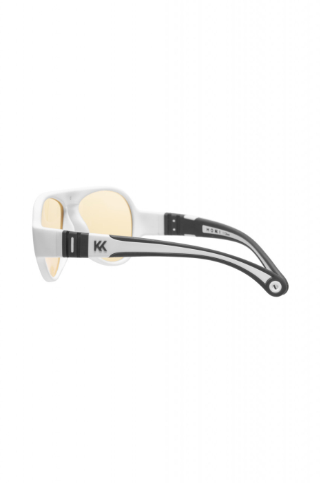 Ochelari cu protecție ecran pentru copii MOKKI Click u0026 Change ScreenSafe, 2-5 ani, alb [10]