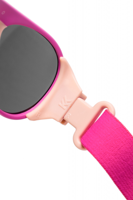 Ochelari de soare pentru copii MOKKI Click u0026 Change, protectie UV, roz, 2-5 ani, set 2 perechi [5]