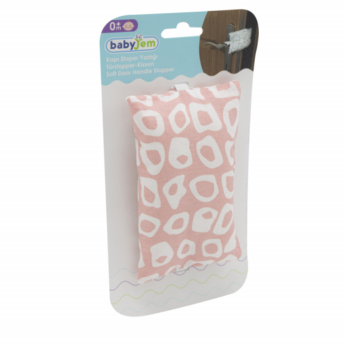 Opritor pentru usa cu elastic BabyJem (Culoare: Roz) [7]