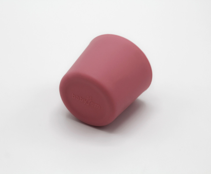 Pahar din silicon diversificare BabyJem 150 ml (Culoare: Roz) [11]
