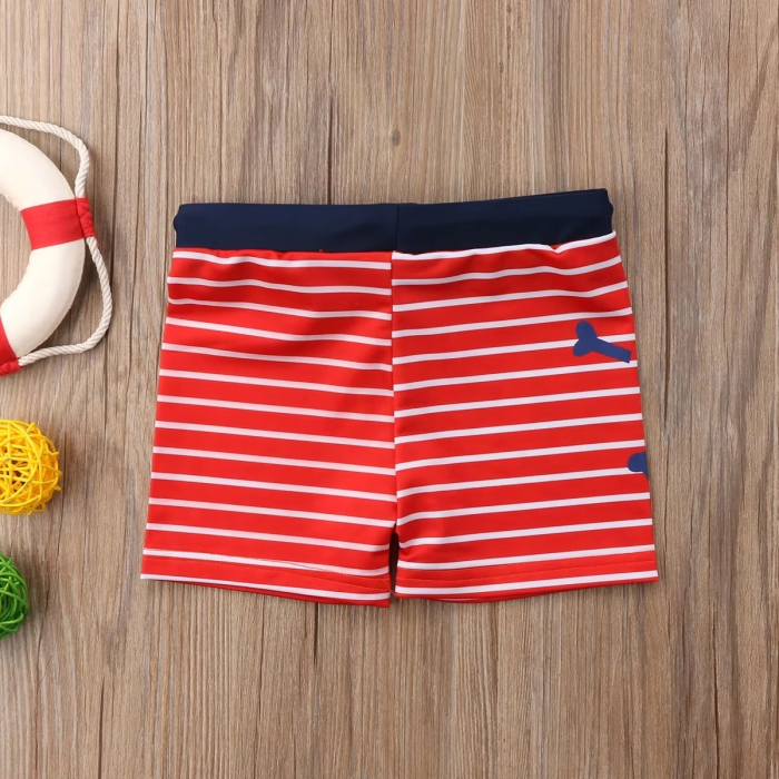 Pantalon de baie baietel Marinar Rosu [4]