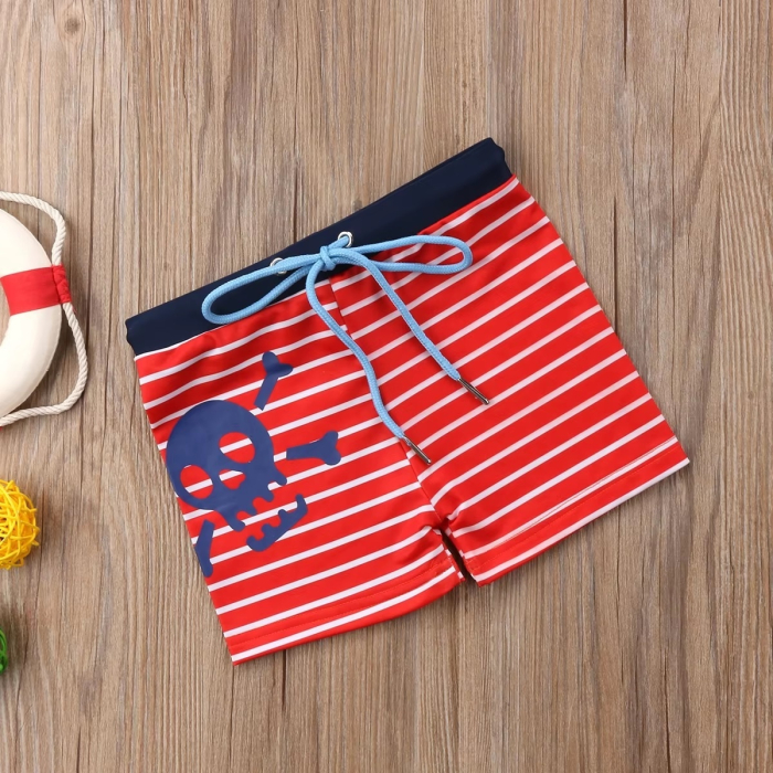 Pantalon de baie baietel Marinar Rosu [3]