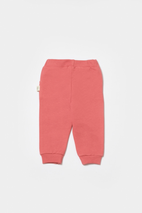 Pantaloni lungi, Two thread, 100%bumbac organic - Rose, BabyCosy [3]