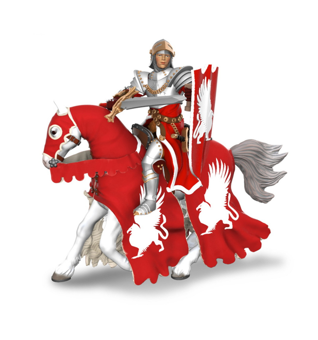 PAPO FIGURINA CAL CAVALERULUI MEDIEVAL GRIFON [2]