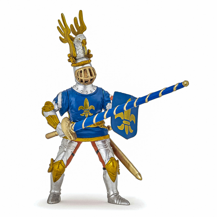 PAPO FIGURINA CAVALER CRIN ALBASTRU [2]