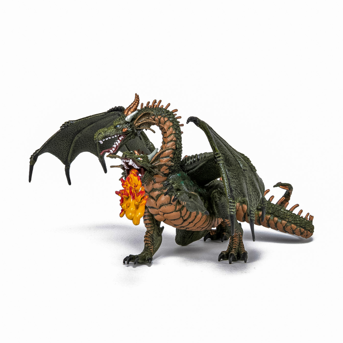 PAPO FIGURINA DRAGON CU 2 CAPETE [7]