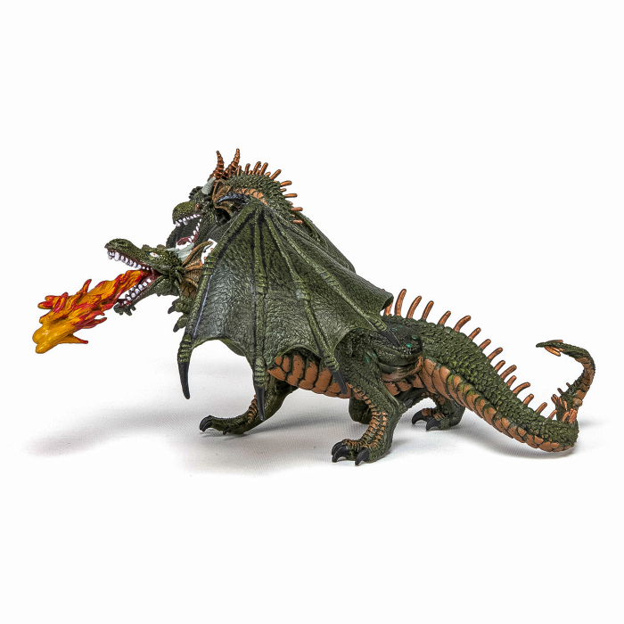 PAPO FIGURINA DRAGON CU 2 CAPETE [6]