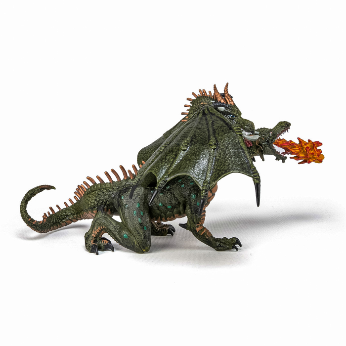 PAPO FIGURINA DRAGON CU 2 CAPETE [4]