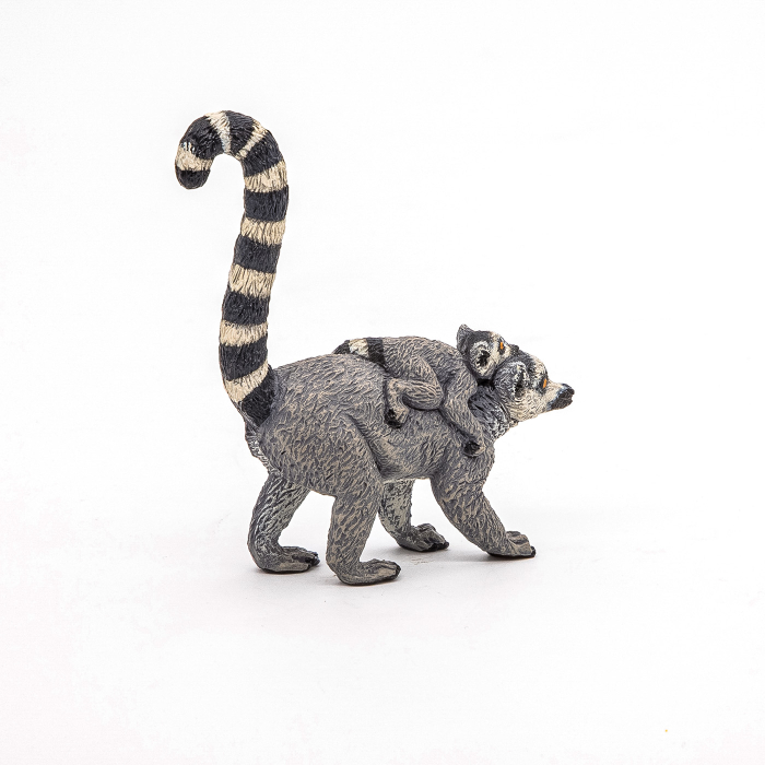 PAPO FIGURINA LEMUR CU PUI [3]