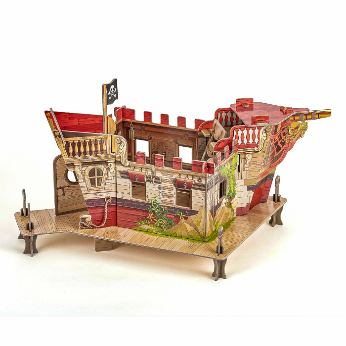 PAPO FIGURINA PUZZLE 3D CORABIE PIRATI [2]