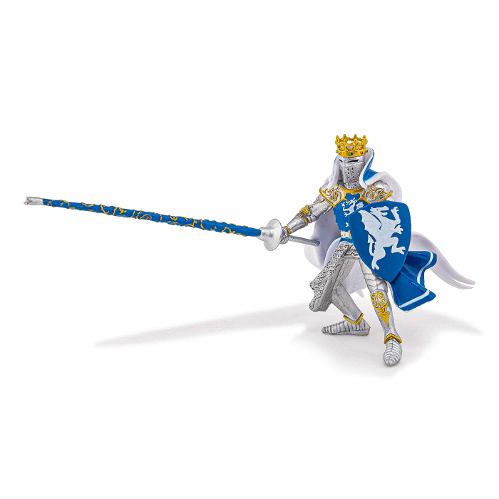 PAPO FIGURINA REGE CU BLAZON DRAGON albastru [3]