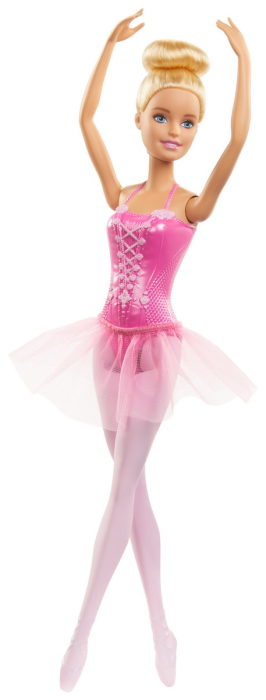 PAPUSA BARBIE BALERINA BLONDA CU COSTUM ROZ [2]