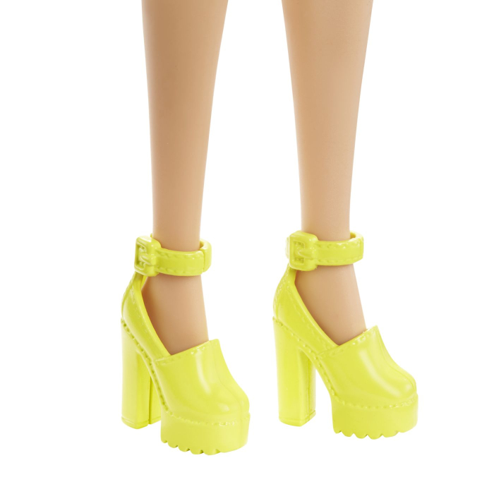 PAPUSA BARBIE FASHIONISTA BLONDA CU APARAT DENTAR [5]