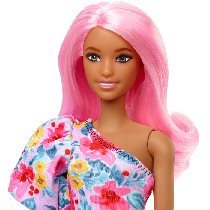 PAPUSA BARBIE FASHIONISTA CU PAR ROZ SI PICIOR PROTETIC [6]
