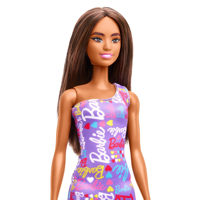 PAPUSA BARBIE SATENA CU ROCHITA MOV [5]