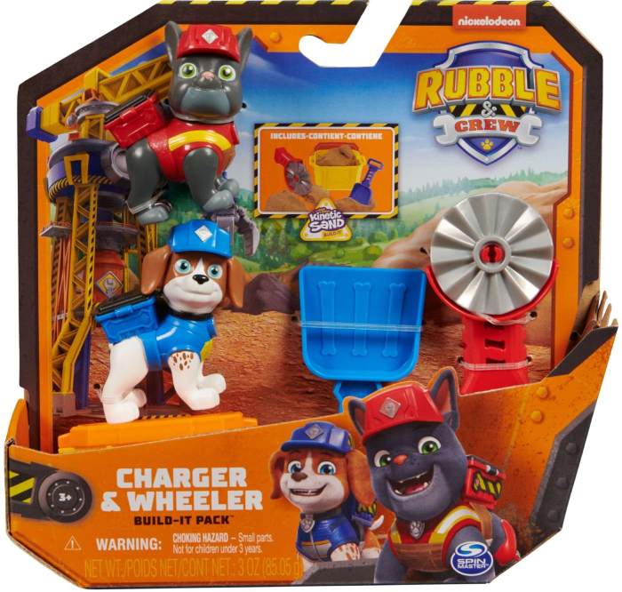 PATRULA CATELUSILOR ECHIPA RUBBLE SET 2 FIGURINE CHARGER SI WHEELER [2]