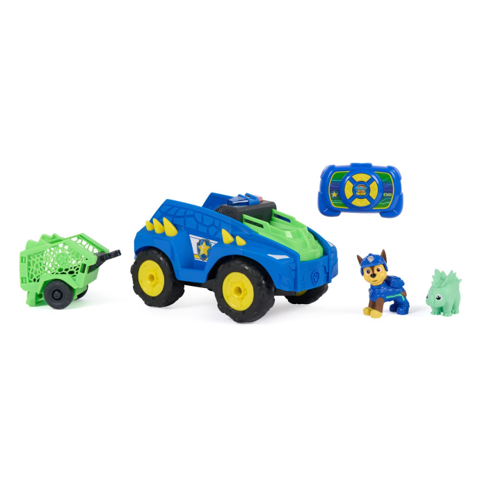 PATRULA CATELUSILOR FILMUL CU DINOZAURI SET VEHICUL DINO RC CU TELECOMANDA FIGURINA CHASE SI ACCESORII [3]