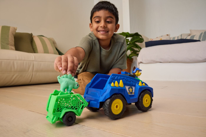 PATRULA CATELUSILOR FILMUL CU DINOZAURI SET VEHICUL DINO RC CU TELECOMANDA FIGURINA CHASE SI ACCESORII [5]