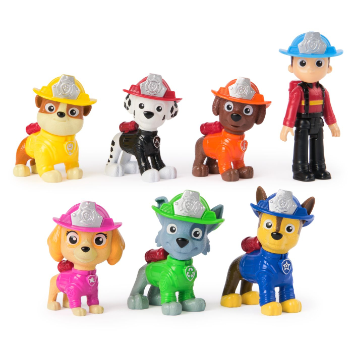 PATRULA CATELUSILOR FIRE RESCUE SET 7 FIGURINE [2]