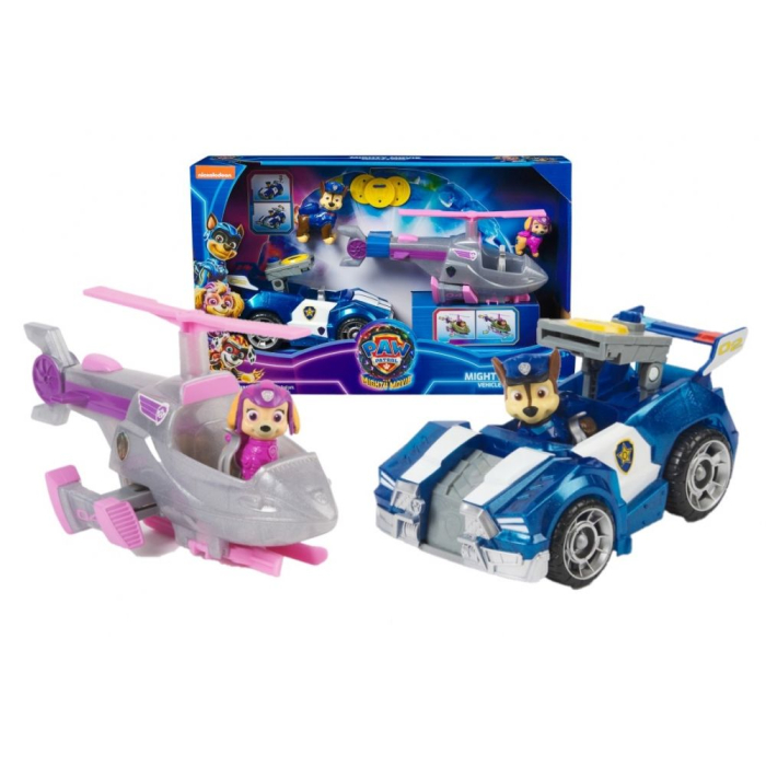 PATRULA CATELUSILOR MIGHTY MOVIE SET 2 VEHICULE [5]