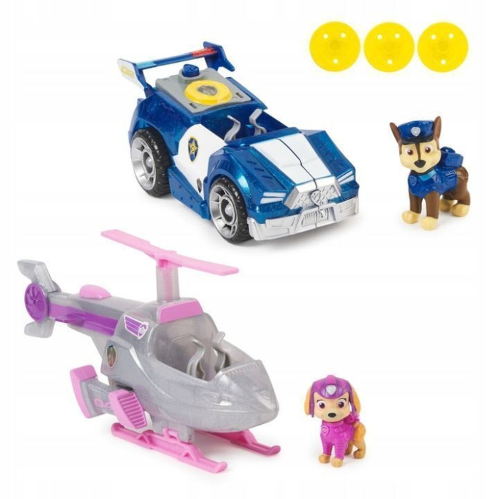 PATRULA CATELUSILOR MIGHTY MOVIE SET 2 VEHICULE [2]