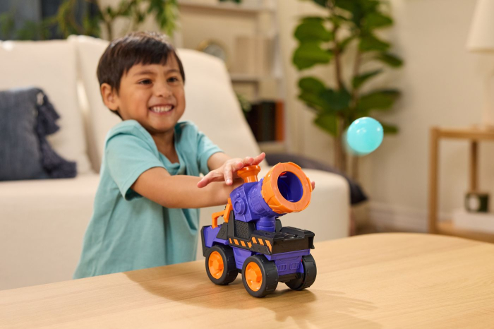 PATRULA CATELUSILOR RUBBLE SI ECHIPA SET FIGURINA SI VEHICUL MEGA BLASTER [5]