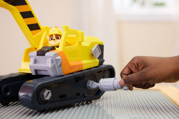 PATRULA CATELUSILOR RUBBLE SI ECHIPA VEHICUL BULDOZER MULTIFUNCTIONAL 2 IN 1 [7]