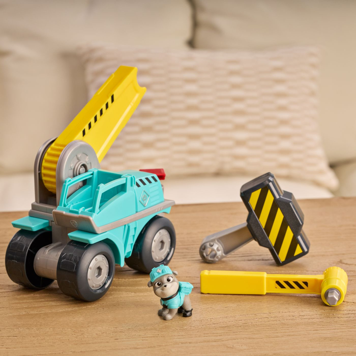 PATRULA CATELUSILOR RUBBLE SI ECHIPA VEHICUL MEGA HAMMER [10]