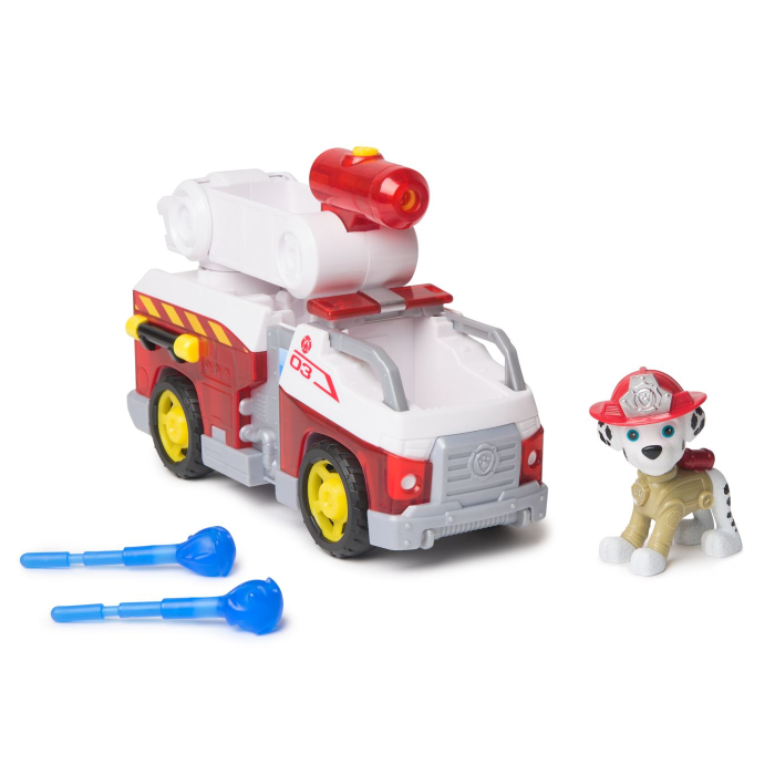PATRULA CATELUSILOR SET 2 VEHICULE DE SALVARE MASINI DE POMPIERI CU FIGURINE [2]