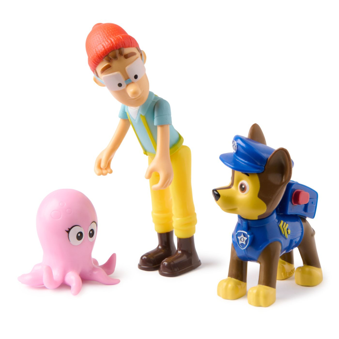 PATRULA CATELUSILOR SET 3 FIGURINE CHASE SI CAPITANUL TURBOT [4]