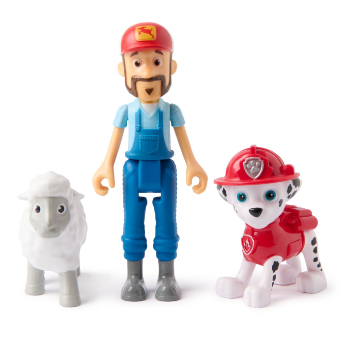 PATRULA CATELUSILOR SET 3 FIGURINE MARSHALL SI FERMIERUL AL [2]