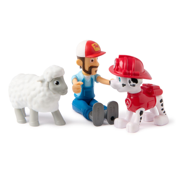 PATRULA CATELUSILOR SET 3 FIGURINE MARSHALL SI FERMIERUL AL [6]