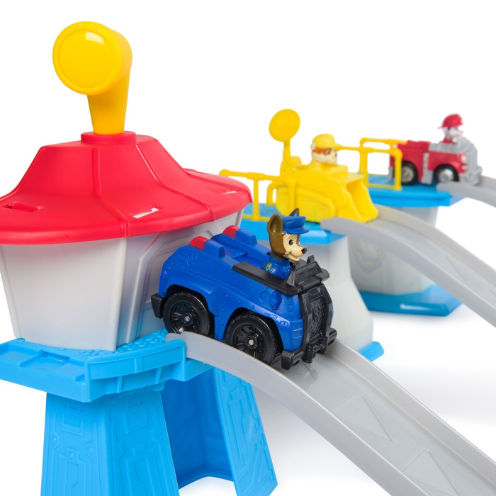 PATRULA CATELUSILOR SET DE JOACA TURN MINI DELUXE CU FIGURINE SI MASINUTE [8]