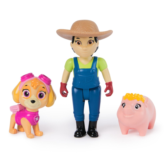 PATRULA CATELUSILOR SET FIGURINE EROI DE SALVARE SKYE SI FARMER YUMI [2]