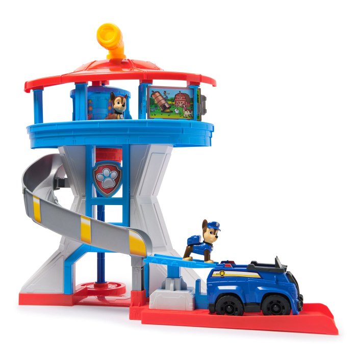 PATRULA CATELUSILOR SET TURN DE OBSERVATIE CU VEHICUL SI FIGURINA CHASE [8]