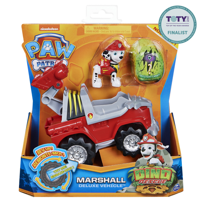 PATRULA CATELUSILOR SET VEHICUL CU CATELUS MARSHALL SI FIGURINA DINO SURPRIZA [7]