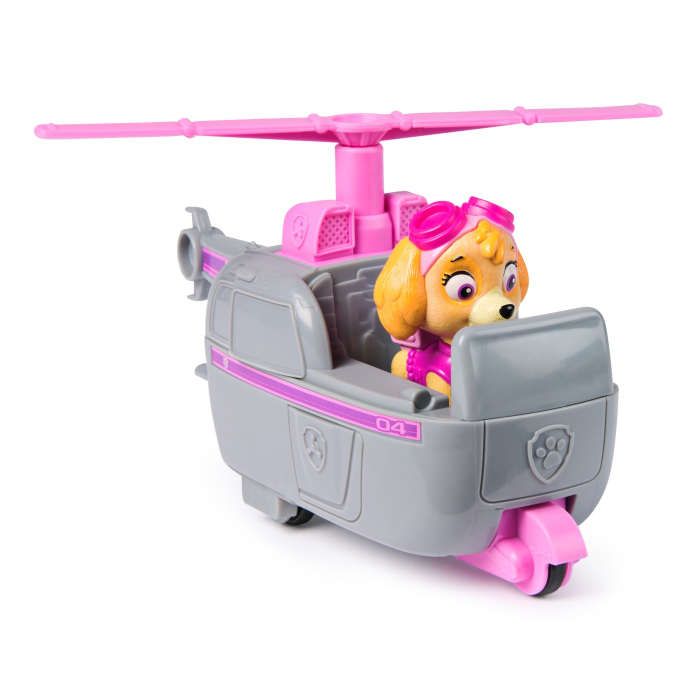 PATRULA CATELUSILOR SET VEHICUL DE BAZA ELICOPTER SI FIGURINA SKYE [6]