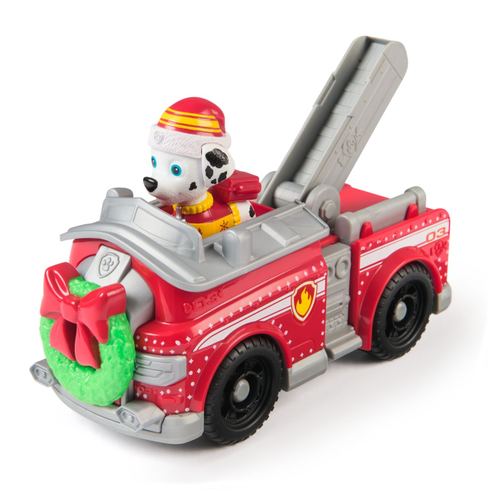 PATRULA CATELUSILOR VEHICUL SI FIGURINA MARSHALL CU ACCESORII DE CRACIUN [6]