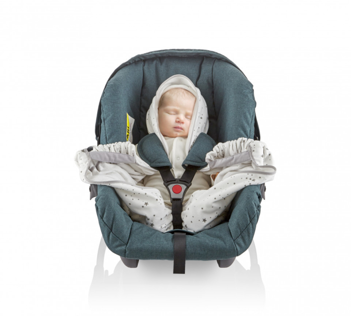 Paturica cu sistem multifunctional BabyJem Carrier Alb pentru transport bebelusi [12]