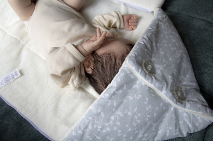 Paturica multifunctionala din bumbac BabyJem (Culoare: Somon) [7]
