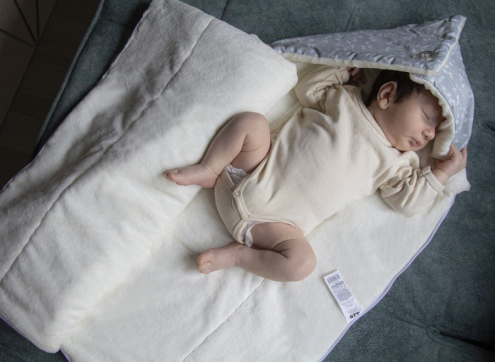 Paturica multifunctionala din bumbac BabyJem (Culoare: Somon) [5]