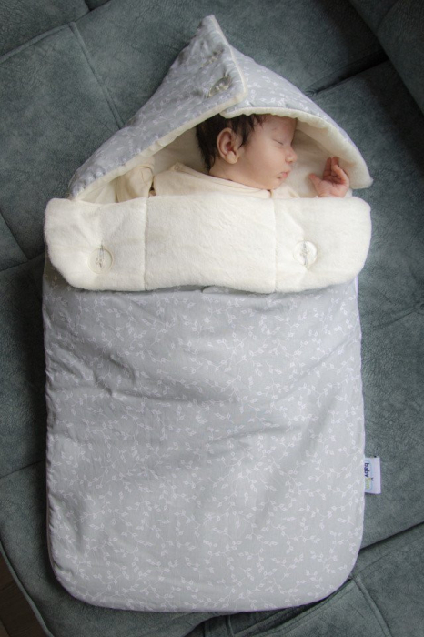 Paturica multifunctionala din bumbac BabyJem (Culoare: Somon) [6]