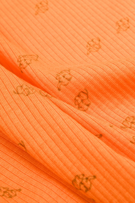 Paturica Printed, BabyCosy, 50% modal+50% bumbac, Apricot, 85X85 cm [5]