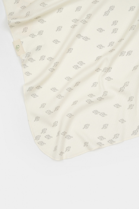 Paturica Printed, BabyCosy, 50% modal+50% bumbac, Ecru, 85X85 cm [2]
