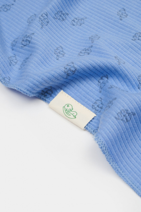 Paturica Printed, BabyCosy, 50% modal+50% bumbac, Lavanda, 85X85 cm [3]