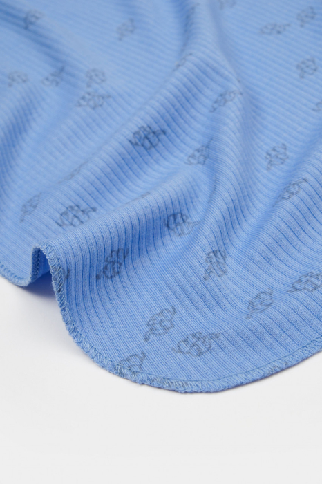 Paturica Printed, BabyCosy, 50% modal+50% bumbac, Lavanda, 85X85 cm [2]